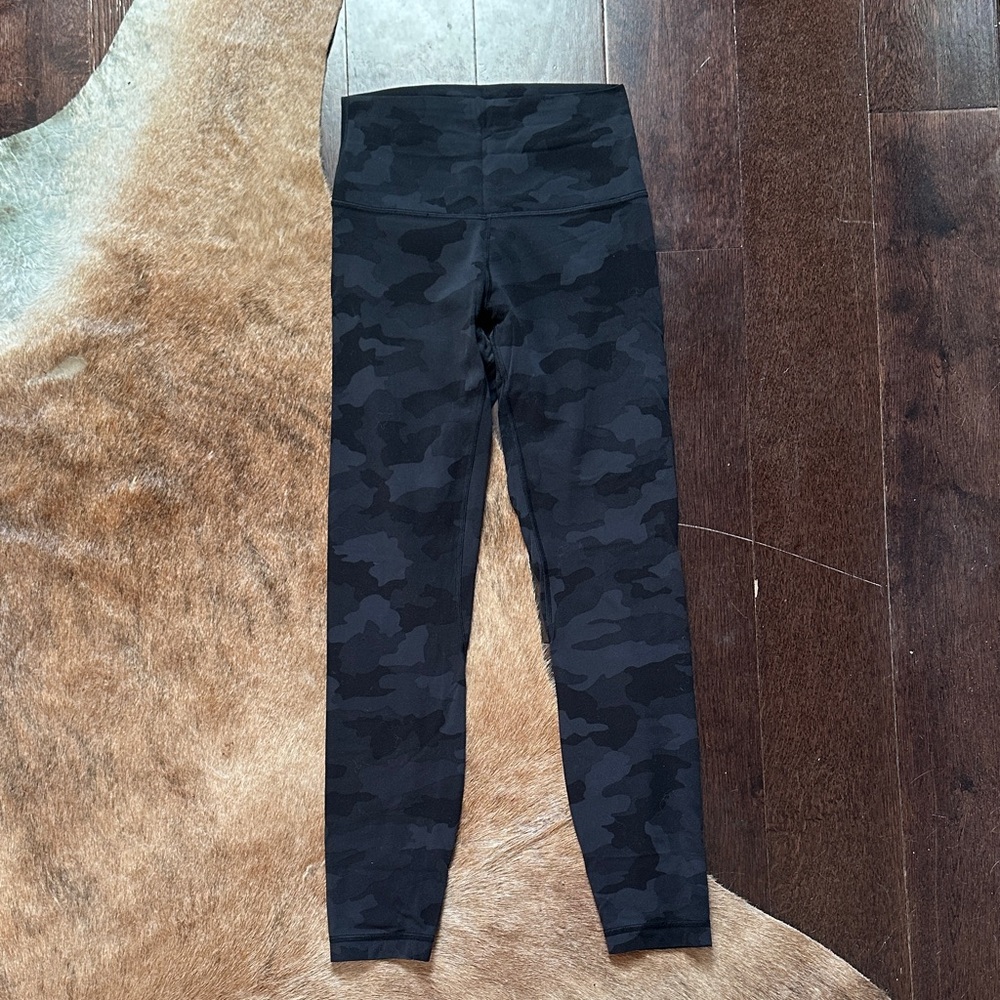 lululemon athletica Black Camo High-Waist Align Leggings